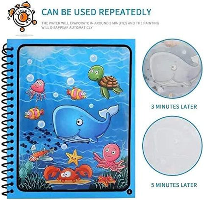 Reusable Magic Water Drawing Book