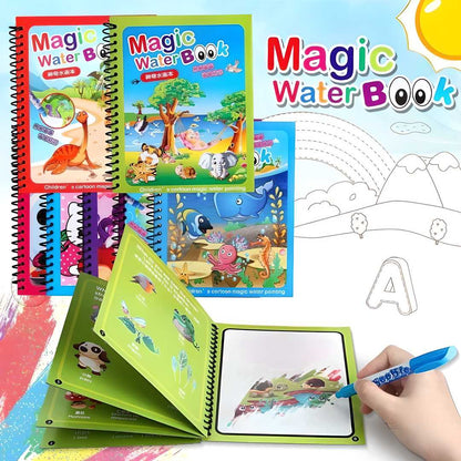 Reusable Magic Water Drawing Book
