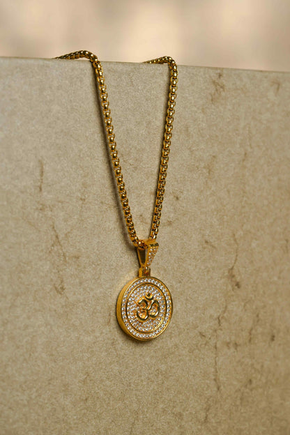 🕉️Om Symbol Pendant With Chain🔱