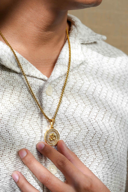 🕉️Om Symbol Pendant With Chain🔱