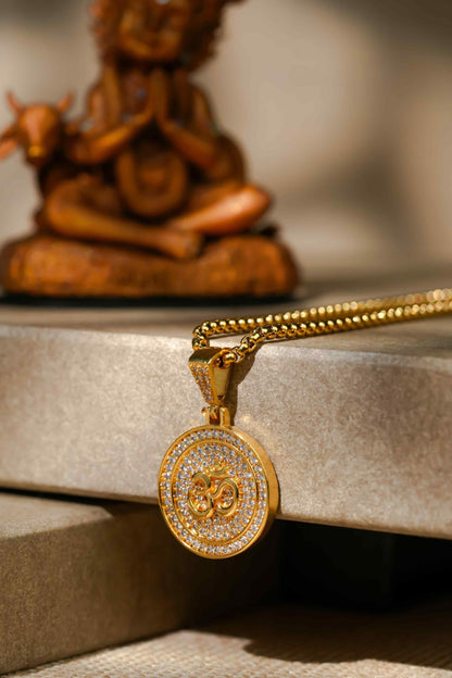 🕉️Om Symbol Pendant With Chain🔱